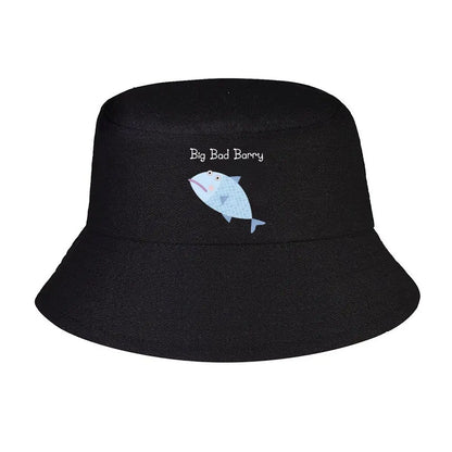 Big Bad Barry Silly Blue Fish Winter Bucket Hat