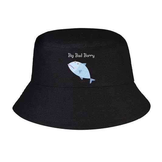 Big Bad Barry Silly Blue Fish Winter Bucket Hat
