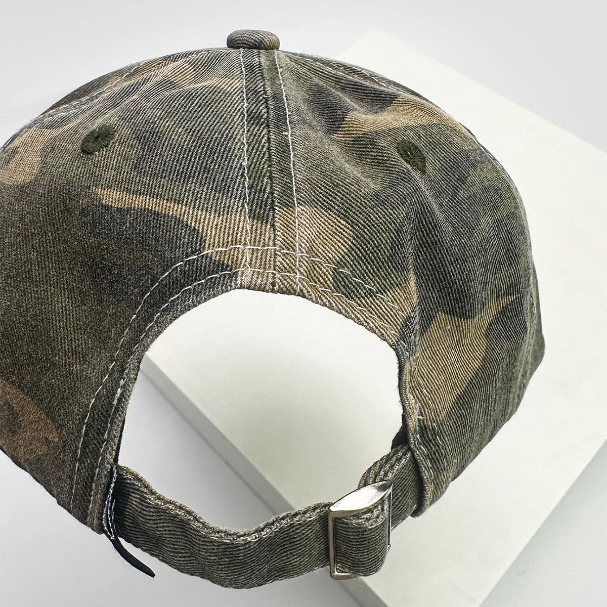 American Style Camo Embroidery Versatile Baseball Cap