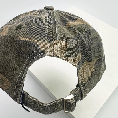 American Style Camo Embroidery Versatile Baseball Cap