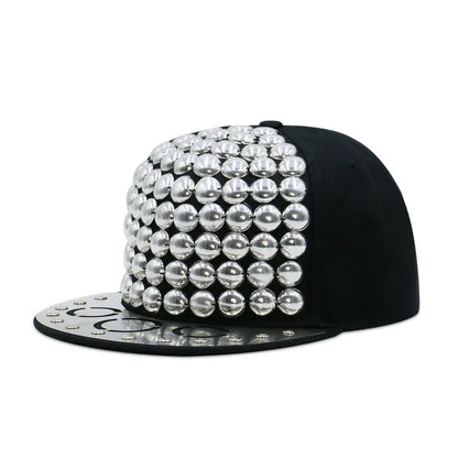 Punk Rivet Street Style Snapback Cap