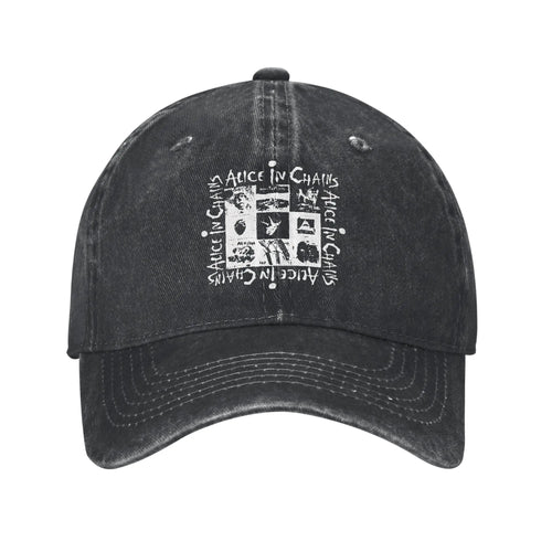 Alice In Chains Rock Band Vintage Baseball Cap