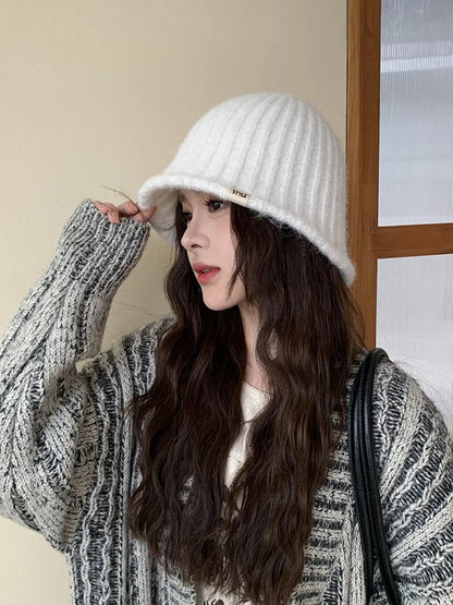 Knit Woolen Bucket Hat