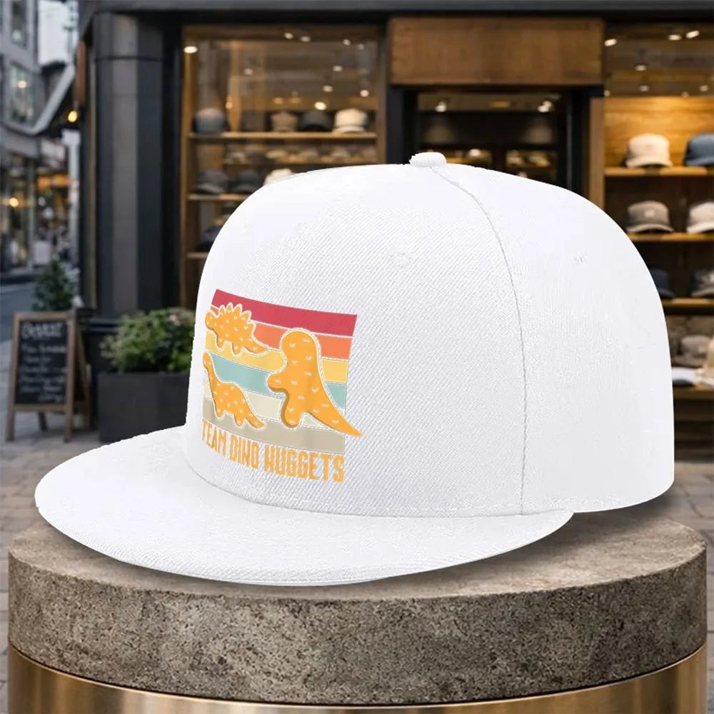Team Dino Nuggets Retro Sunset Snapback Cap