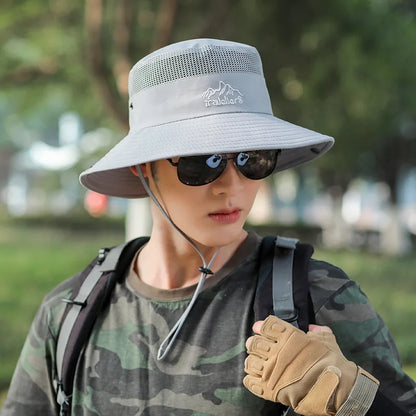 Summer Quick-Dry Mesh Outdoor Bucket Hat