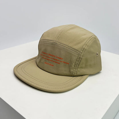 Street Letter Flat Brim Unisex Snapback Cap