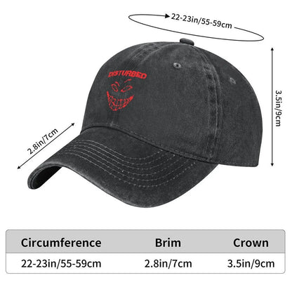 Disturbed Down With The Sickness Custom Baseball Cap