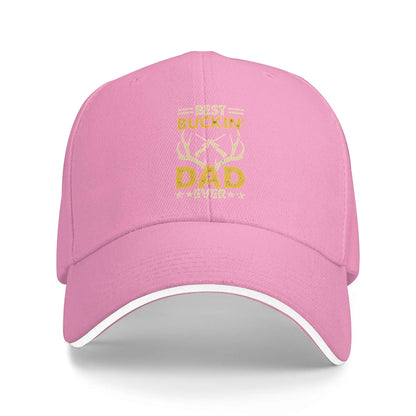 Funny Best Buckin Dad Ever Snapback Baseball Cap