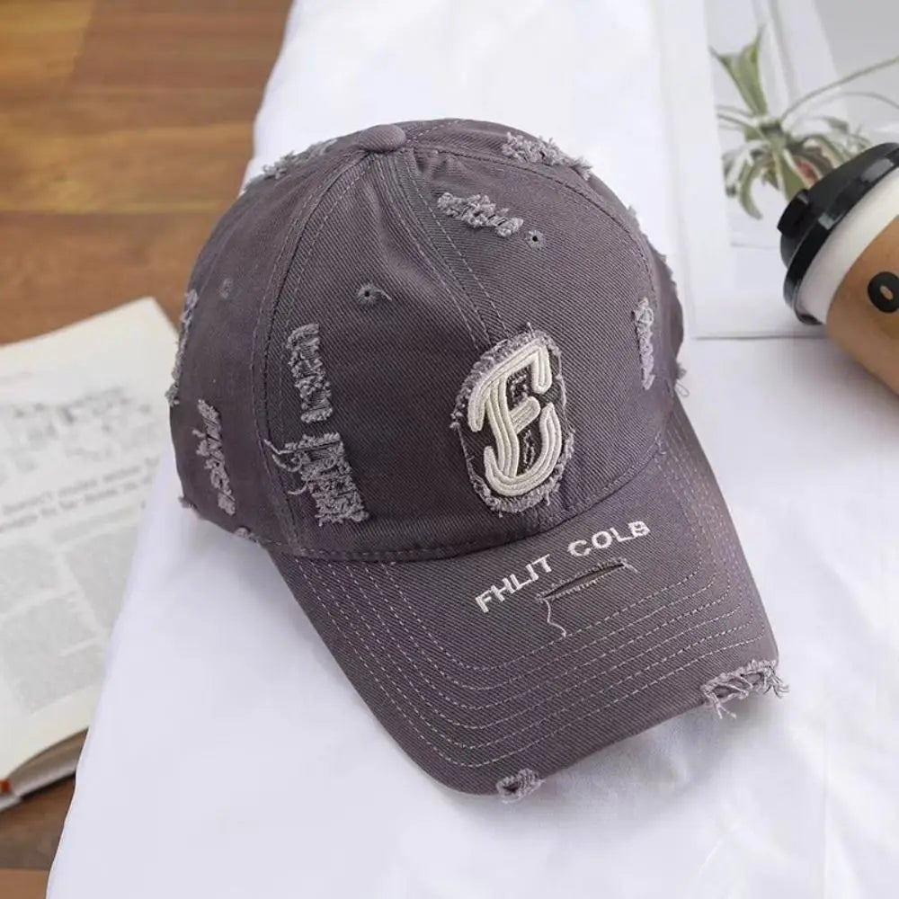 Vintage Letter Duckbill Baseball Cap