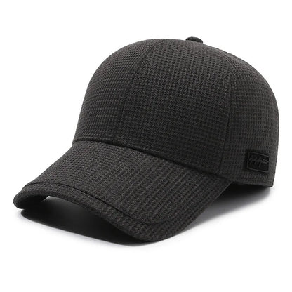 Winter Fleece Lined Windproof Earflap Baseball Cap