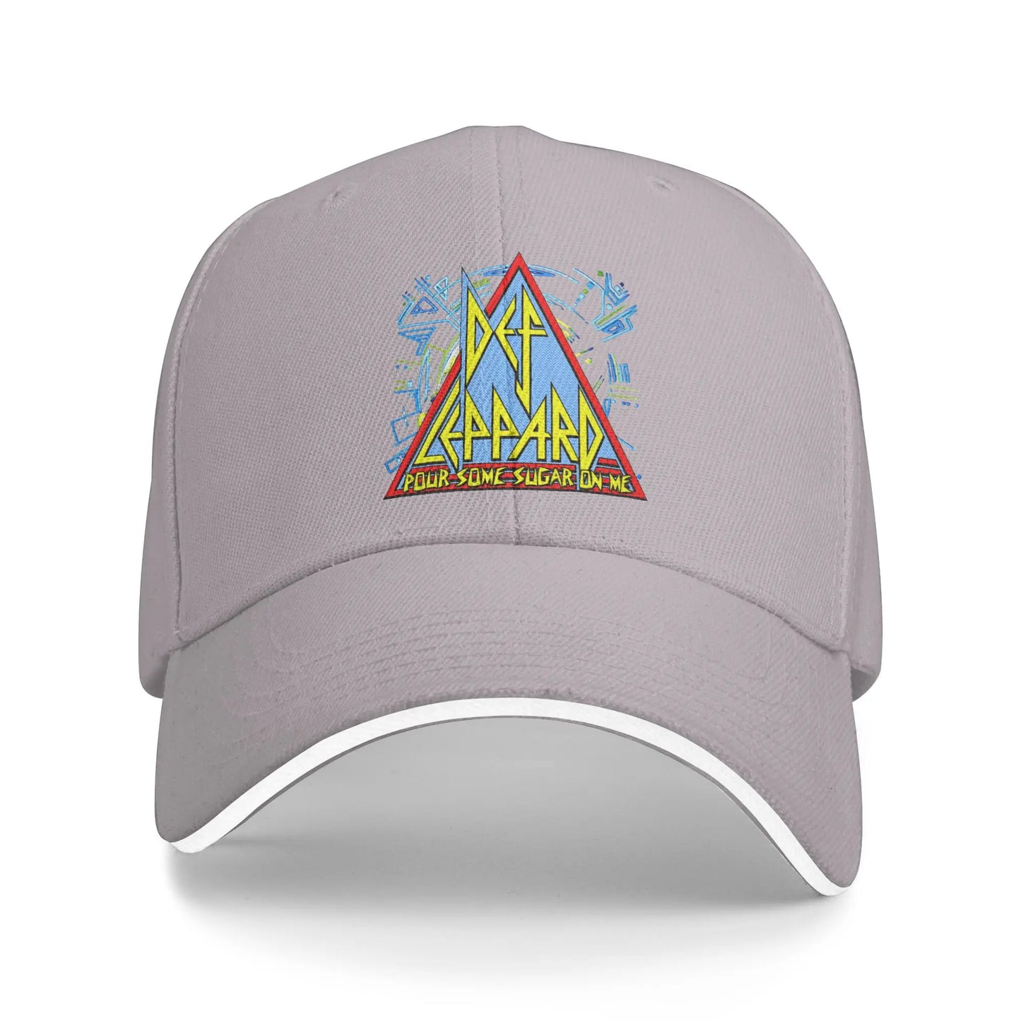 Def Leppard Sugar Logo Retro Trucker Baseball Cap