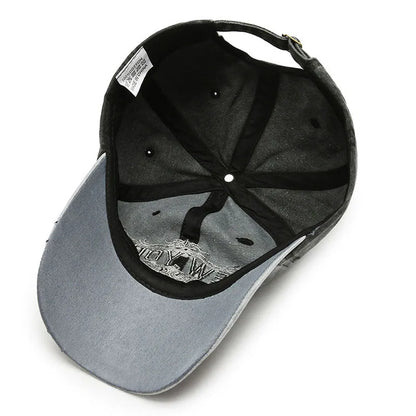 Retro Korean Washed Baseball Cap