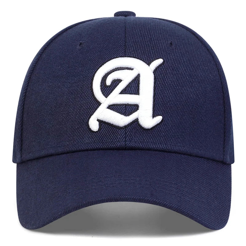 Fashion Letter A Embroidery Adjustable Baseball Cap
