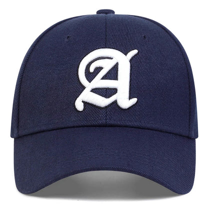 Fashion Letter A Embroidery Adjustable Baseball Cap