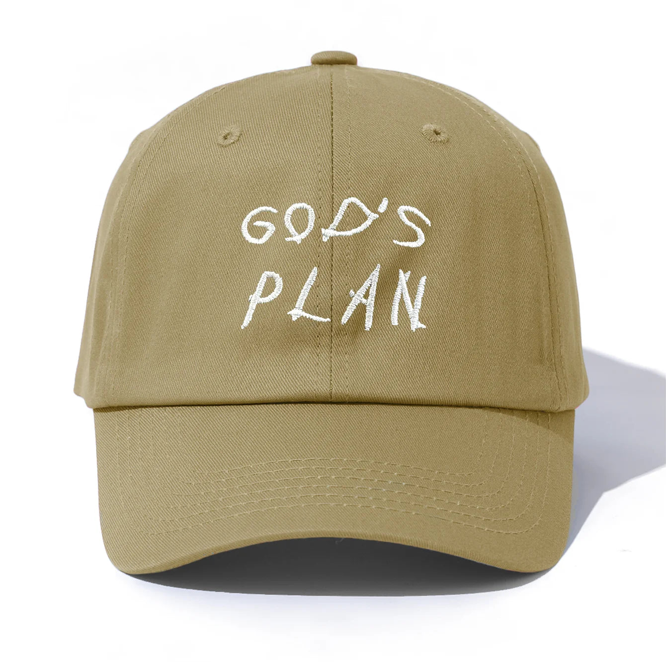 Gods Plan Embroidery Dad Baseball Cap