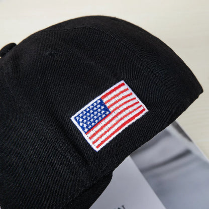 Color Block Letter Hip Hop Snapback Cap
