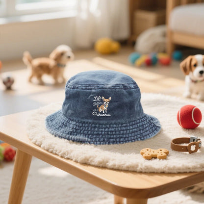 Chihuahua Lover Vintage Bucket Hat