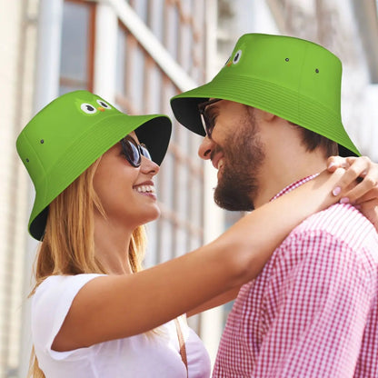Duolingo Owl Duo Kids Summer Reversible Bucket Hat