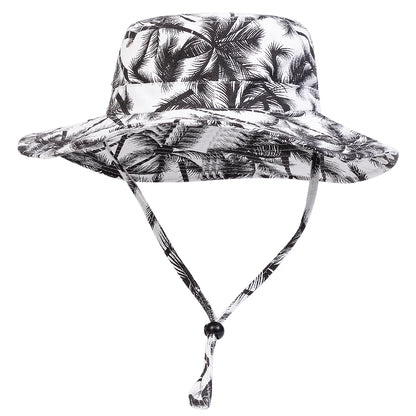 Coconut Tree Print Bucket Hat