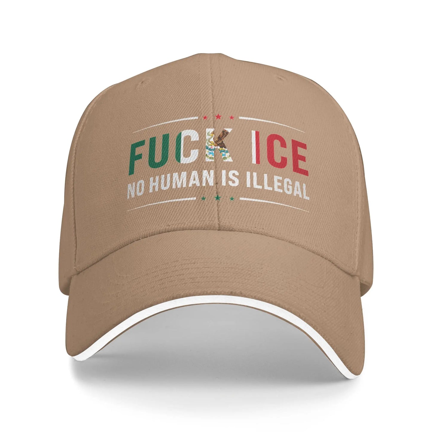 No Human Is Illegal Protest Outdoor Baseball Cap