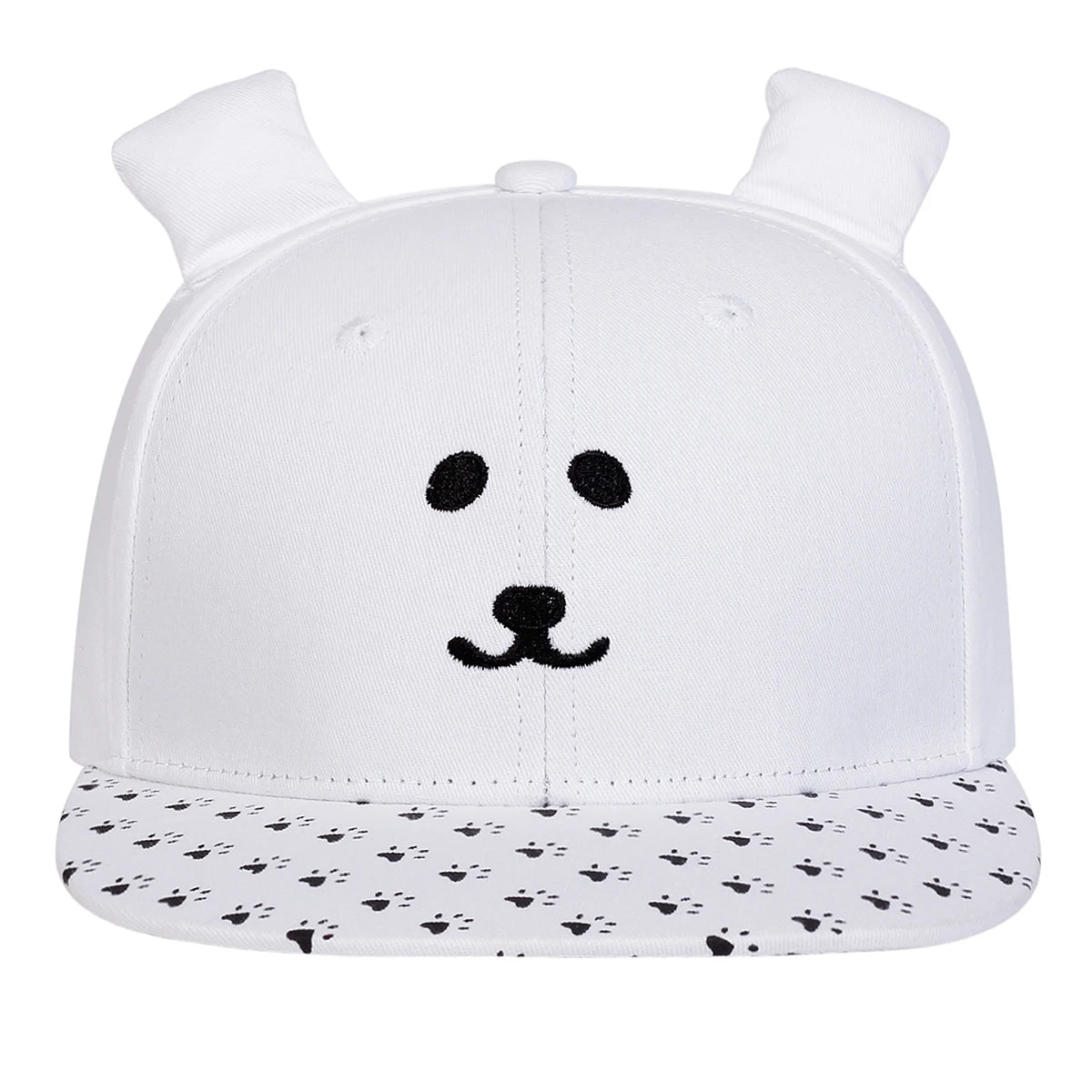 Little Bear Embroidery Outdoor Snapback Cap