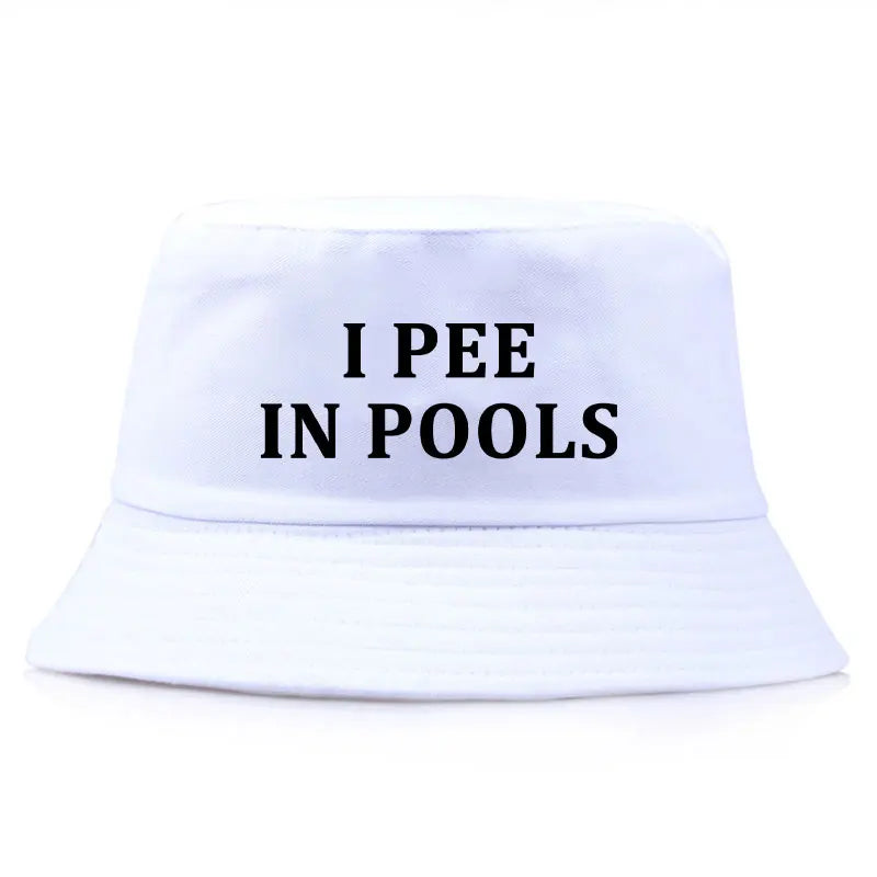 I Pee In Pools Funny Bucket Hat