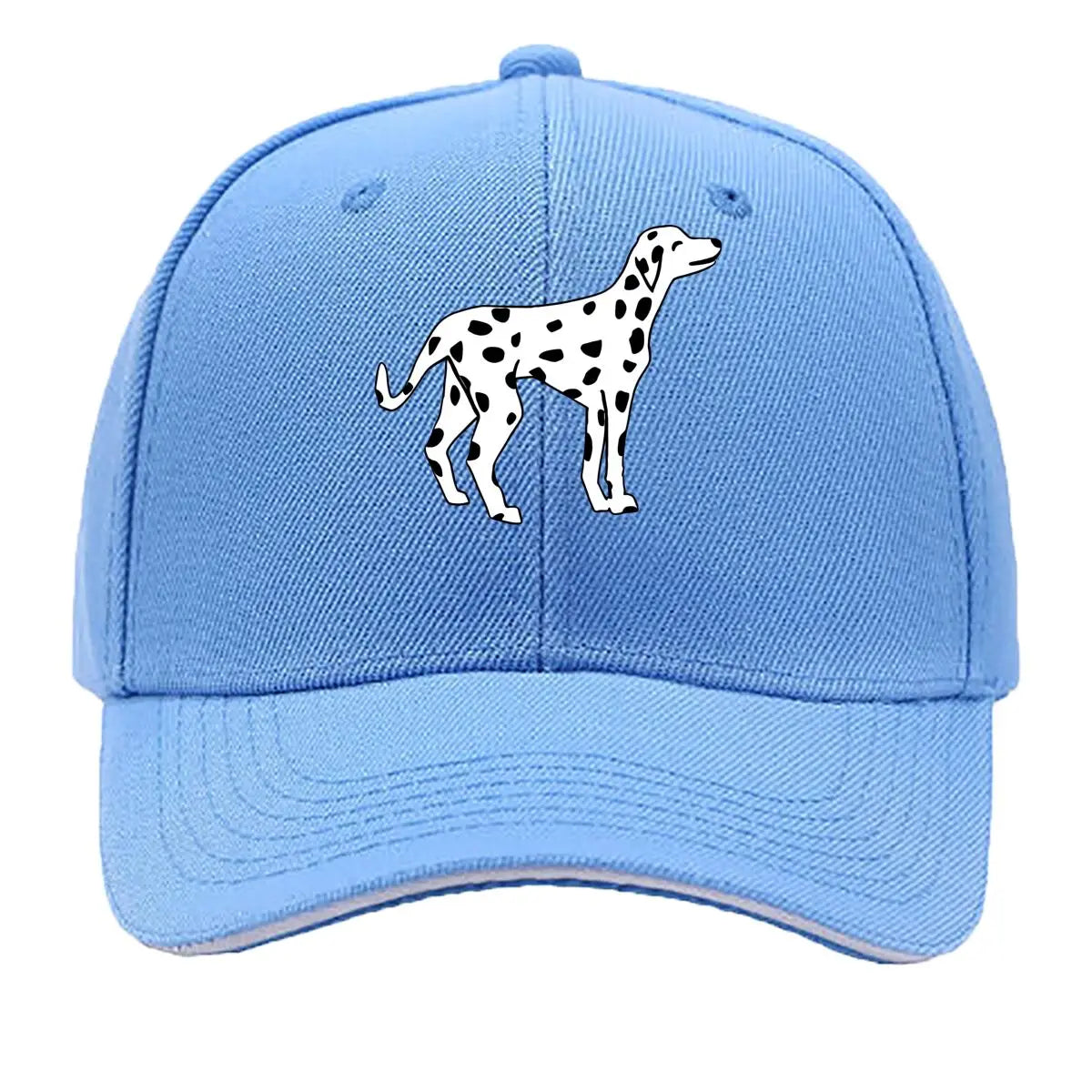 Cartoon Spotted Dog Printed Lightweight Sandwich Baseball Cap