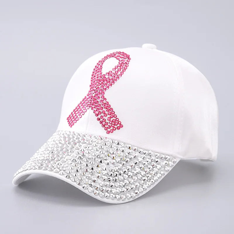Fashion Rhinestone Snapback Sun Baseball Cap