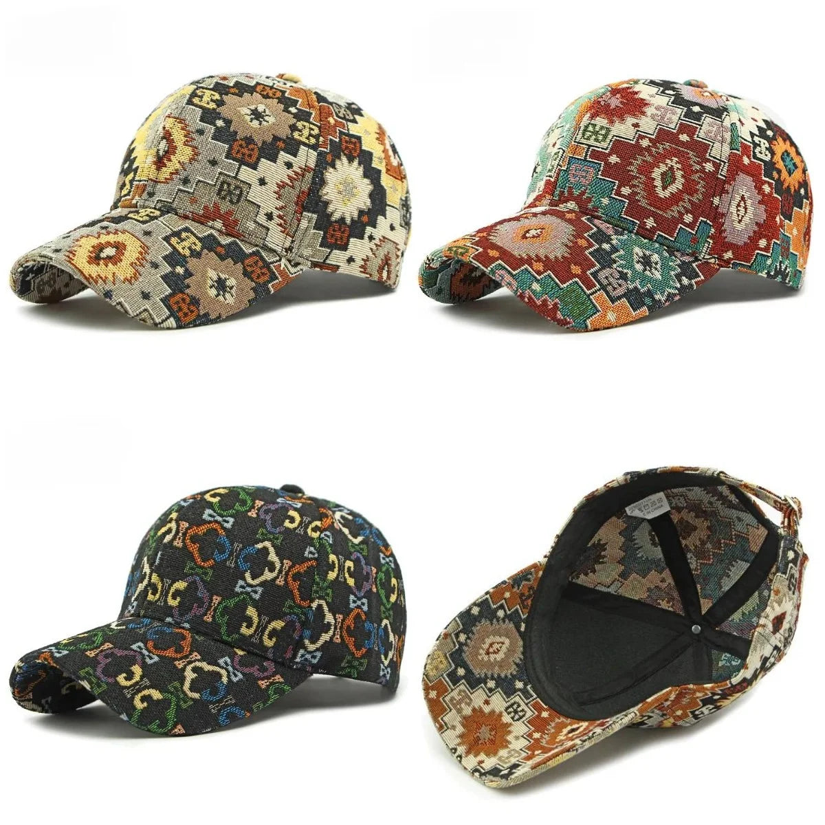 Retro Ethnic Hardtop Korean Fashion Baseball Cap