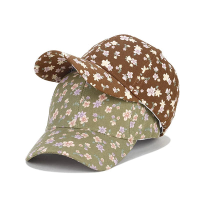 Japan Korea Fresh Flower Baseball Cap