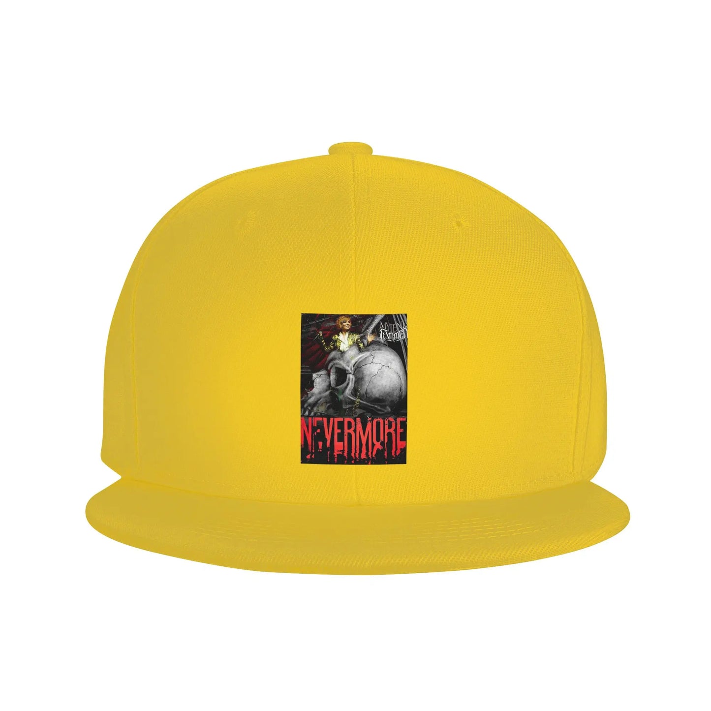 Nevermore Skeleton Mylene Farmer Gothic Graphic Snapback Cap