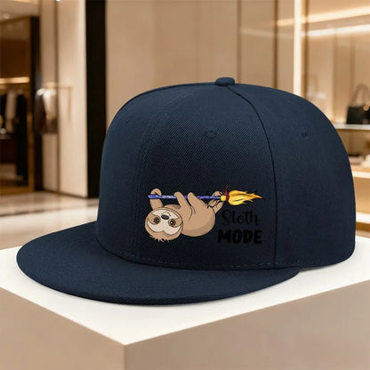 Sloth Mode Cartoon Hanging Street Style Snapback Cap