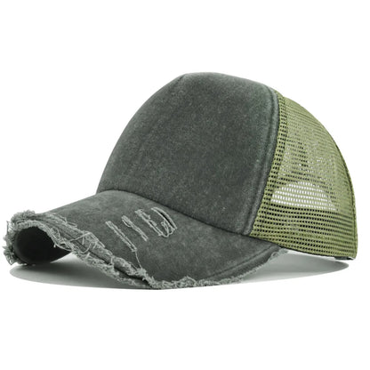 Washed Retro Hip Hop Snapback Cap