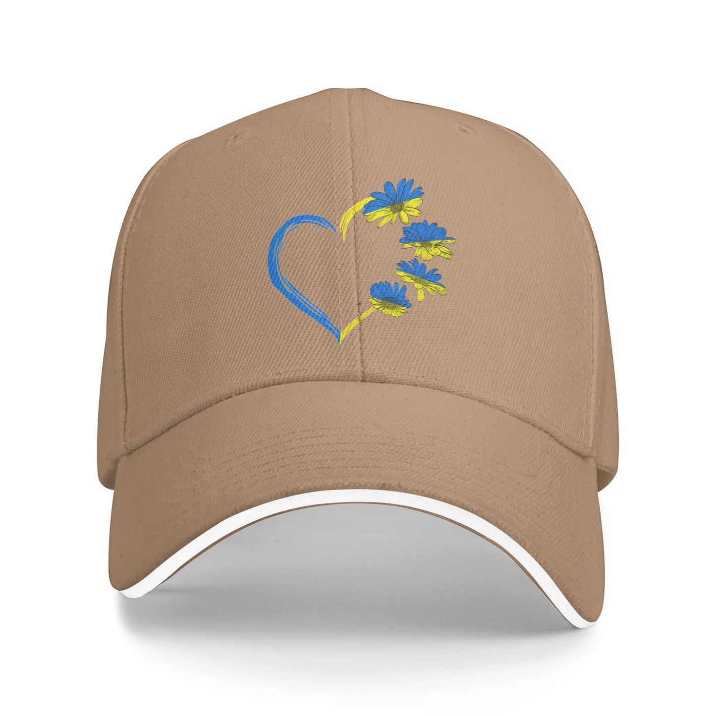 Ukraine Sunflower Flag Vintage Retro Baseball Cap
