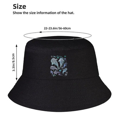 Whale Shark Heart Ocean Pattern Bucket Hat