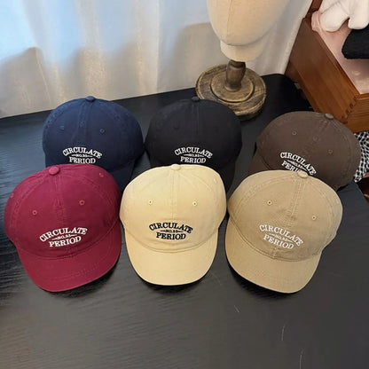Vintage Letter Duckbill Baseball Cap