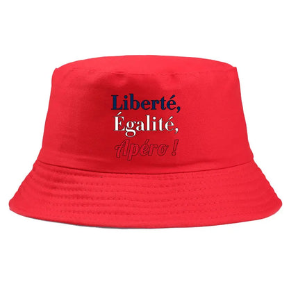 Liberté Égalité Apéro Reversible Bucket Hat