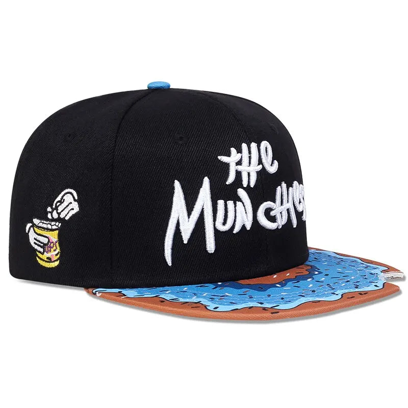 Unisex Letter Embroidery Watermelon Hip Hop Snapback Cap