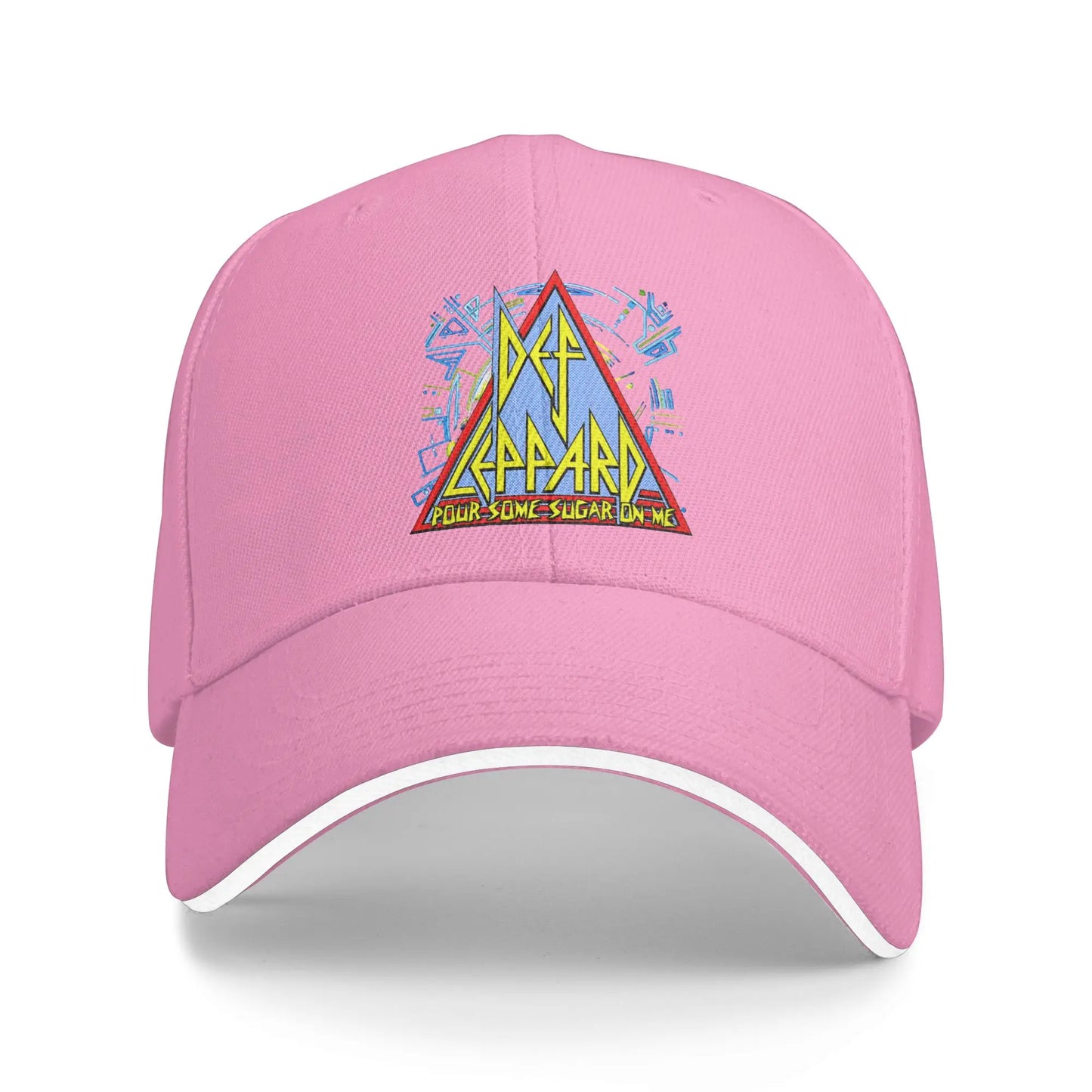 Def Leppard Sugar Logo Retro Trucker Baseball Cap