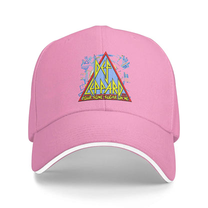 Def Leppard Sugar Logo Retro Trucker Baseball Cap