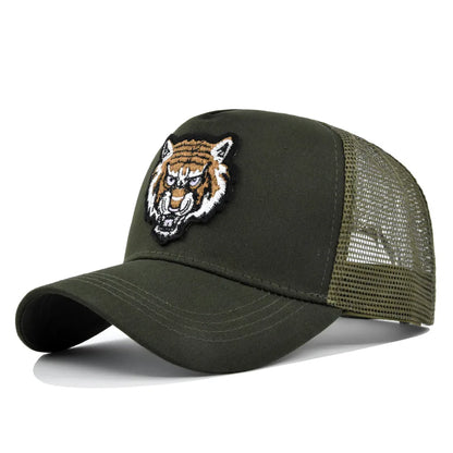 Tiger Pattern Cartoon Snapback Baseball Cap