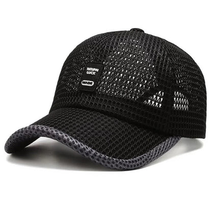Unisex Label Mesh Breathable Baseball Caps