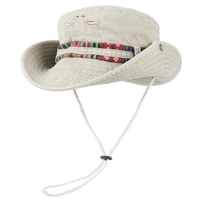 Unisex Outdoor Embroidered Cotton Fishing Hat
