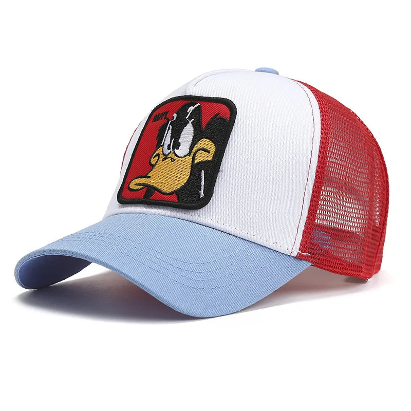 Anime Duck Patch Snapback Baseball Cap