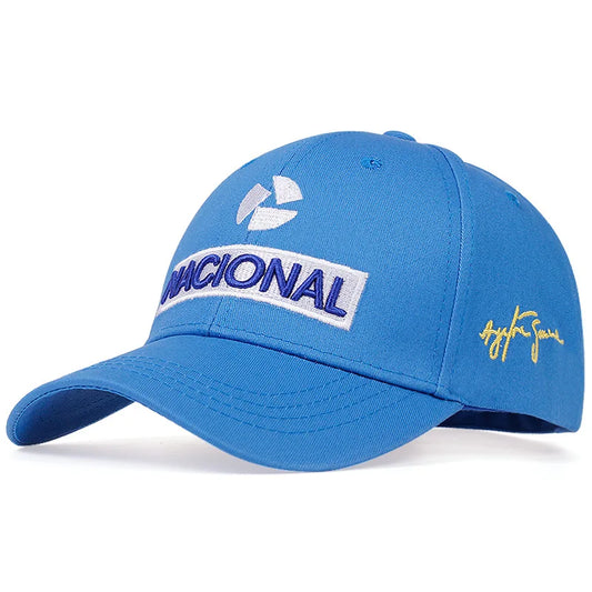 Ayrton Senna Embroidery Team Baseball Cap