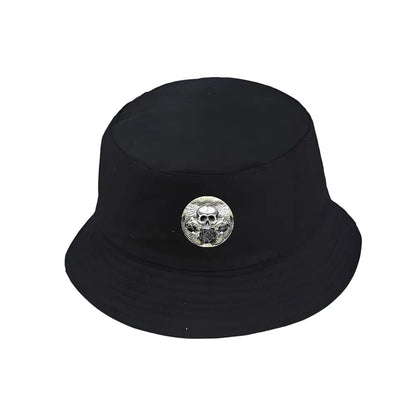 Skull & Rose Bucket Hat Unisex
