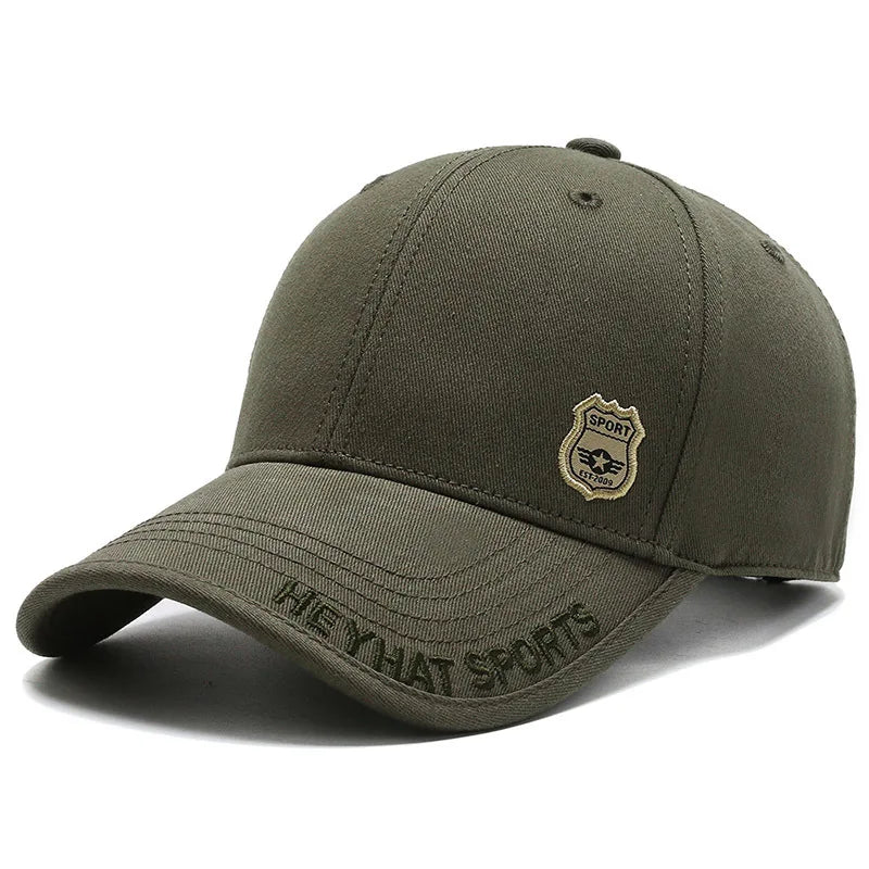 Big Size Curved Peak Baseball Cap