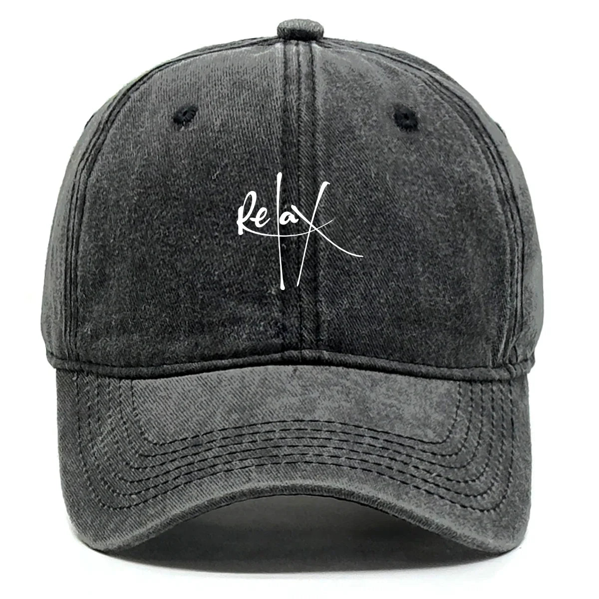 Relax Print Mesh Adjustable Outdoor Baseball Cap