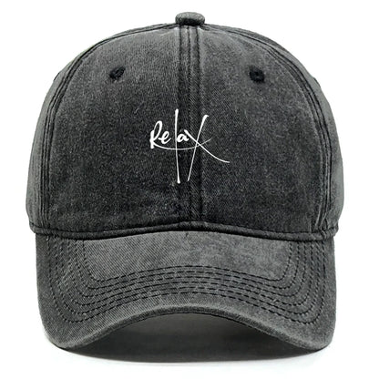 Relax Print Mesh Adjustable Outdoor Baseball Cap