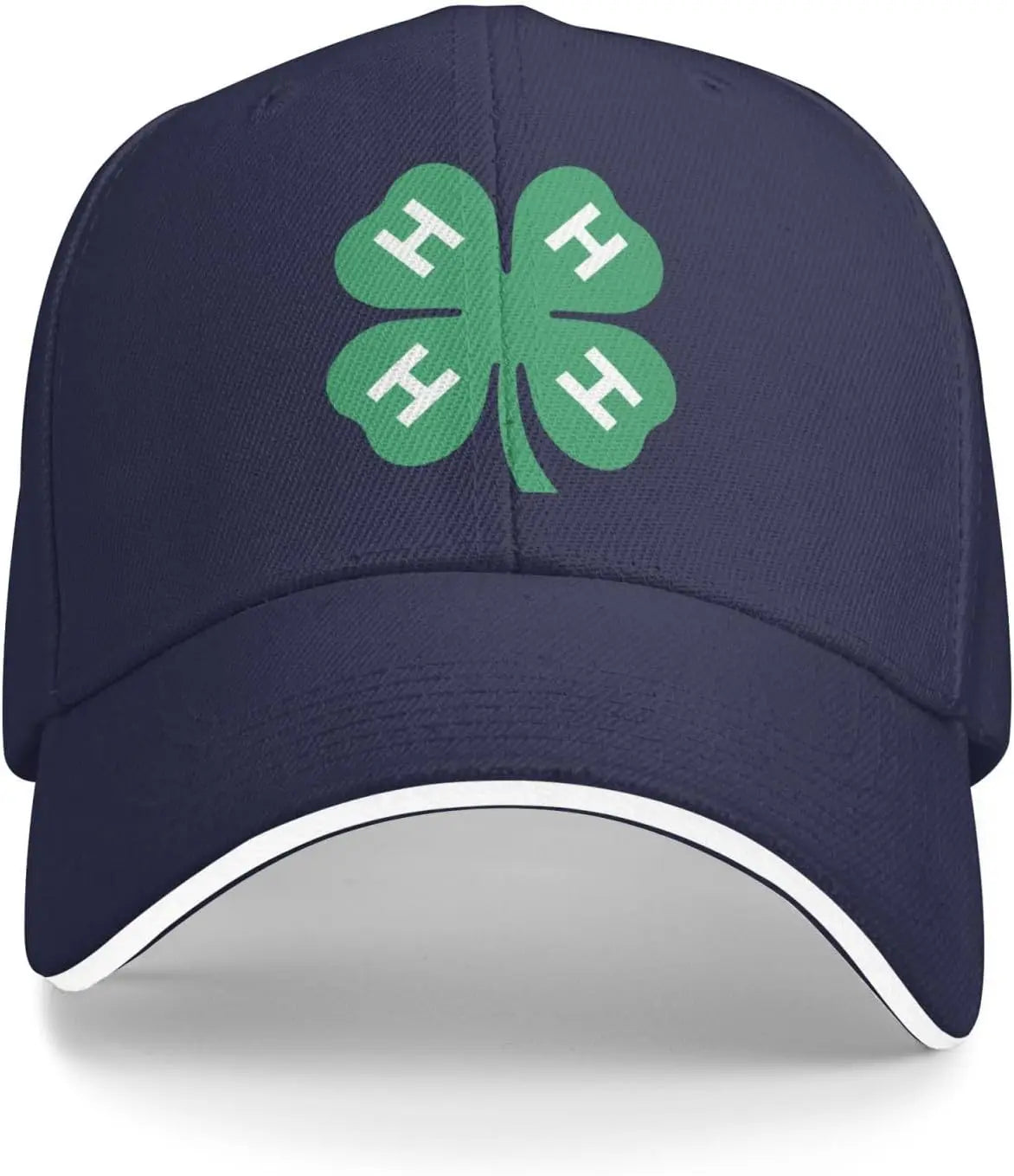 4H Clover Adjustable Sun Protection Baseball Cap